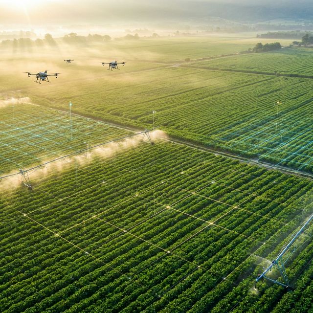 Farm landscape with insights